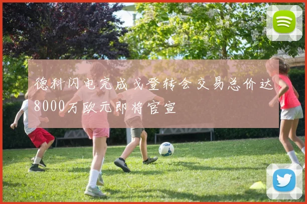 德科闪电完成戈登转会交易总价达8000万欧元即将官宣